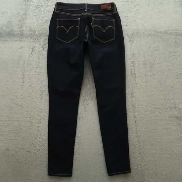 Levi's Jeans Women's Size 28 Blue Mid-Rise Bold Curve Skinny Denim 31" Inseam - Picture 12 of 16
